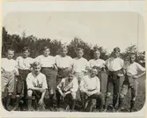 Vänersborg. Elfsborgs läns Dövstumskola, senare Vänerskolan. Gruppbild