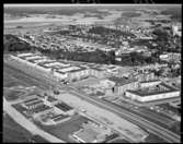 Flygfoto över centrala Köping.