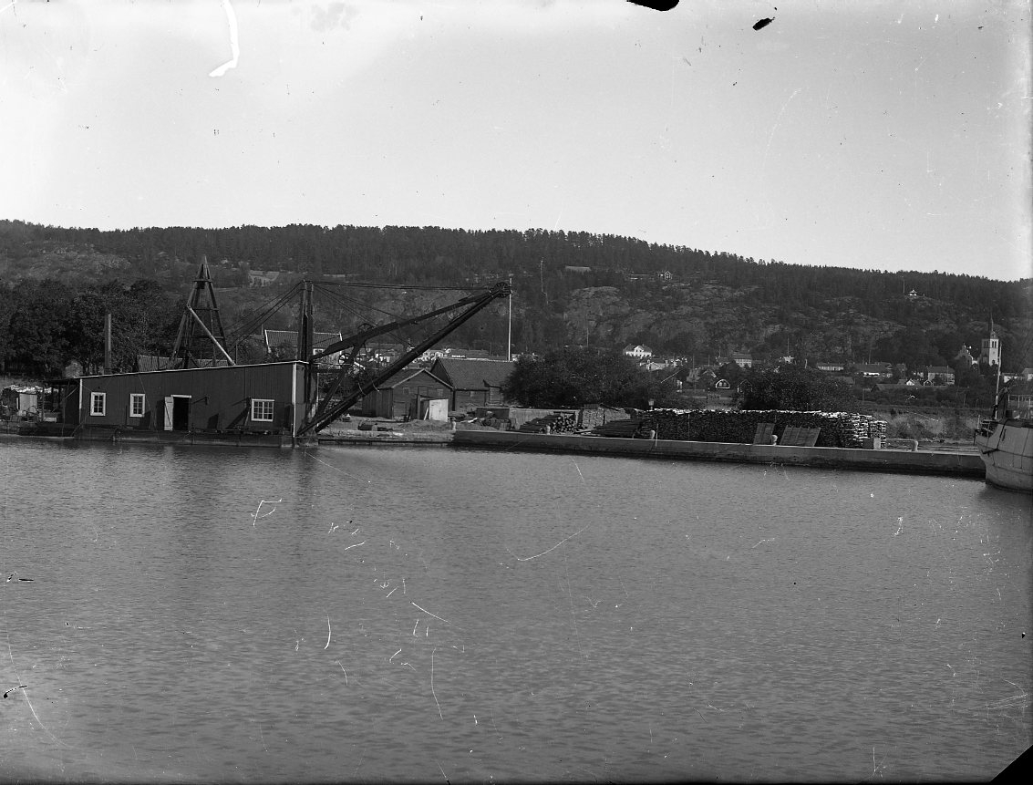 Calla Helena Sundbeck, Muddring (?) i Gränna hamn.