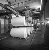 Rullstol nr 5 på pappersbruket Papyrus i Mölndal, 27/9 1965.