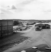 Byggnad 116 på pappersbruket Papyrus i Mölndal, 23/9 1966.