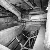 PM7 på pappersbruket Papyrus i Mölndal, 28/11 1966. Foto före rivning.