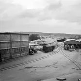 Byggnad 116 på pappersbruket Papyrus i Mölndal, 18/11 1966.