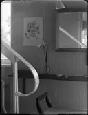 GLAS, MÄSSING, STENGODS, TENN MED BLAD OCH BLOMMOR, FRÄSVÄT, KLIPPARS