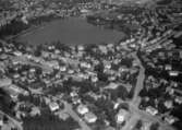 Flygfoto över Nässjö i Jönköpings län. 1264/1966