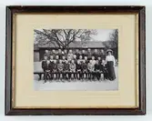 Klassfoto med Nils Löwenberg