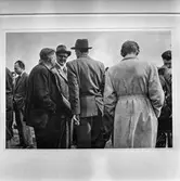 Pappersbruket Papyrus skytteklubbs tävlingar på Kikås i Mölndal, 17/5 1953. Reprofoto.