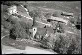 Flygfoto över Ängsö kyrka