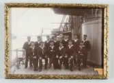 Pansarbåten Ärans underofficerskorpraler ombord på fartyget år 1903