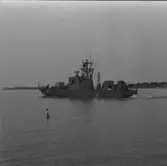 Malmö
Kustkorvetten Malmös första provseglingsdag\\\\anm. neg ingår i en serie om 6 st varav endast det första\\V 100220 scannats/gp