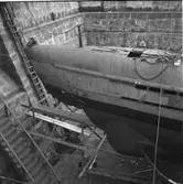 Ubåten Tumlaren
Ubåten Tumlaren, detalj av botten