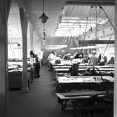Varvet runt- en bildutställning
Fartygsritkontoret i Stora Verkstadsbyggnaden på 1950-talet. Konstruktörerna hade sina arbetsplatser vid stora horisontelle ritbord.