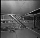 Carlskrona
Interiör av minfartyget Carlskrona, rör arrangemang i taken