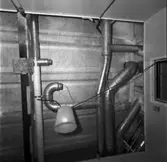 Carlskrona
Interiör av minfartyget Carlskrona, rör arrangemang i taken