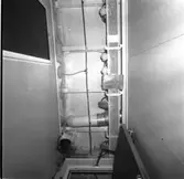 Carlskrona
Interiör av minfartyget Carlskrona, rör arrangemang i taken