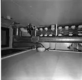 Carlskrona
Interiör av minfartyget Carlskrona, rör arrangemang i taken