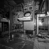 Piteå och Västerås
Interiöer från torpedbåtarna Piteå och Västerås.\\Styrmaskin, SLC, maskinrum och bryggan.