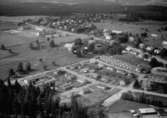 Flygfoto över Landsbro i Vetlanda kommun, Jönköpings län. 1219 / 1966