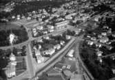 Flygfoto över Vetlanda, Jönköpings län. 1225/ 1966