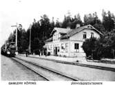 Järnvägstationen i Gamleby.