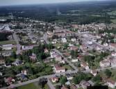 Flygfoto över Smålandstenar i Gislaveds kommun. Jönköpings län 342/1968