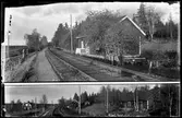 Hus vid järnvägsspår