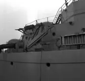 Carlskrona
Exteriör av minfartyget Carlskrona, lyftkran