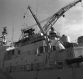 Carlskrona
Exteriör av minfartyget Carlskrona, lyftkran