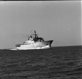 Carlskrona
Exteriör av minfartyget Carlskrona, provtur