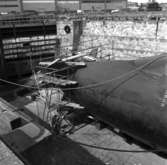 arbetsställning
Arbetsställningar kring ubåt i docka 5