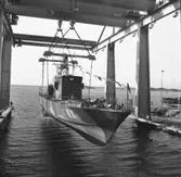 Stockholm
Sjösättning samt sjösättningsmiddag för kustkorvetten Stockholm\\\\anm neg ingår i en serie om 7 st varav endast det försa\\V 96711 scannats/gp