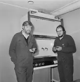 Hasse Walberg o Tommie Gullin på svetslab