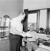 G. Pettersson och E. Carlsson på tele k-v nytt