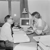 Personal i arbete med kv-info