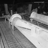 Norska Ses-en i plastverkstan och sektionstillverkning i flakhallen