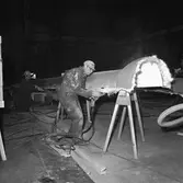 Norska Ses-en i flakhallen och plastverkstan