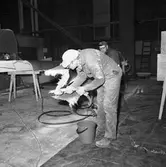 Norska Ses-en i flakhallen och plastverkstan