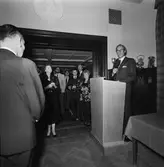 Bertil Blomstergren avtackas av marinen och Karlskrona kommun