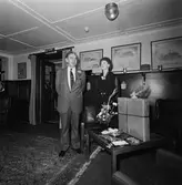 Bertil Blomstergren avtackas av marinen och Karlskrona kommun