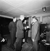 Bertil Blomstergren avtackas av marinen och Karlskrona kommun