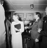 Bertil Blomstergren avtackas av marinen och Karlskrona kommun