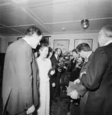 Bertil Blomstergren avtackas av marinen och Karlskrona kommun