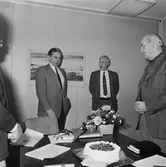 Bertil Blomstergren avtackas på ett T-möte