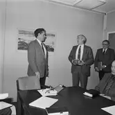 Bertil Blomstergren avtackas på ett T-möte