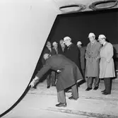 Besök av B. Westerberg från folkpartiet å varvet