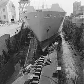 Arbetsbilder i botten på Baltic Press