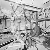Arbetsbilder ombord på isbrytare Atle