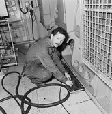 Arbetsbilder ombord på isbrytare Atle