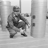 Arbetsbilder ombord på isbrytare Atle