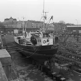 Fiskebåtar i docka 2 och 4